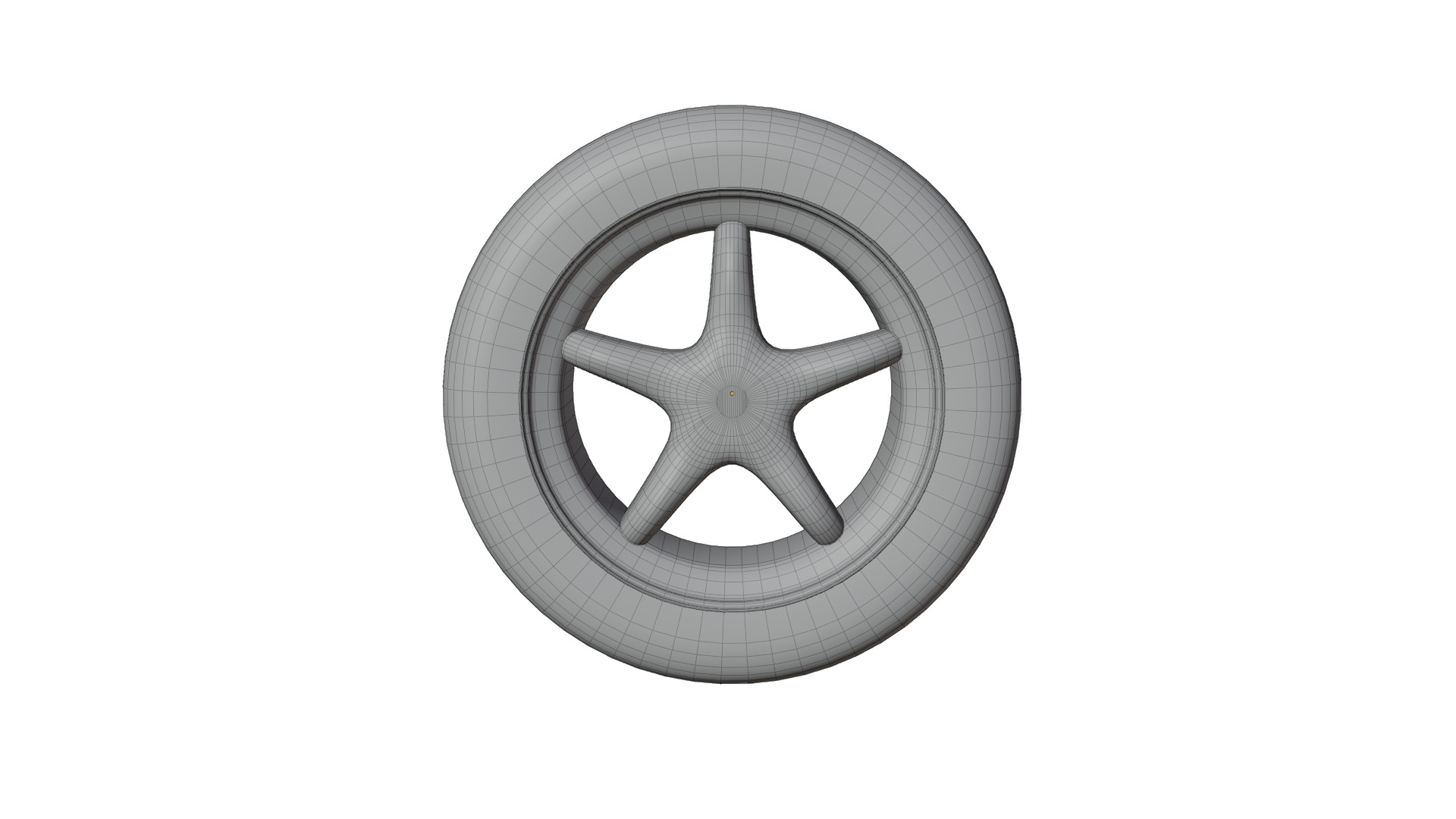 High-Detail Performance Car Wheel for Games and Rendering Low-poly 3D model_14