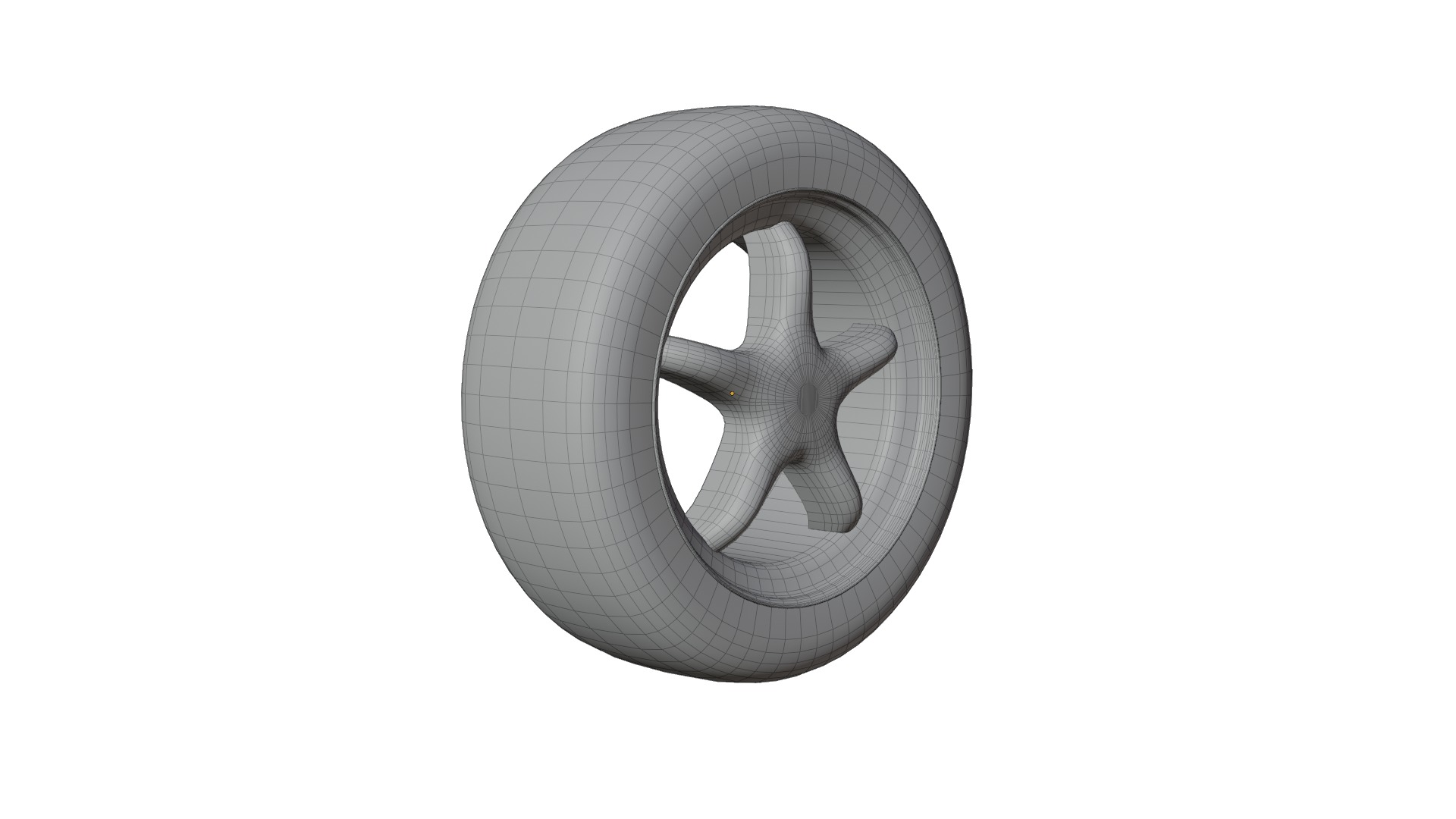 High-Detail Performance Car Wheel for Games and Rendering Low-poly 3D model_12