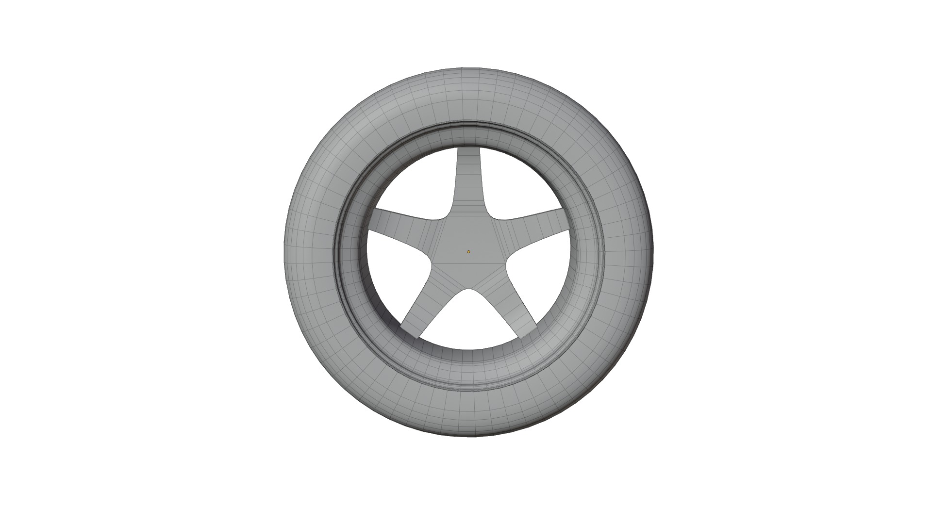 High-Detail Performance Car Wheel for Games and Rendering Low-poly 3D model_15