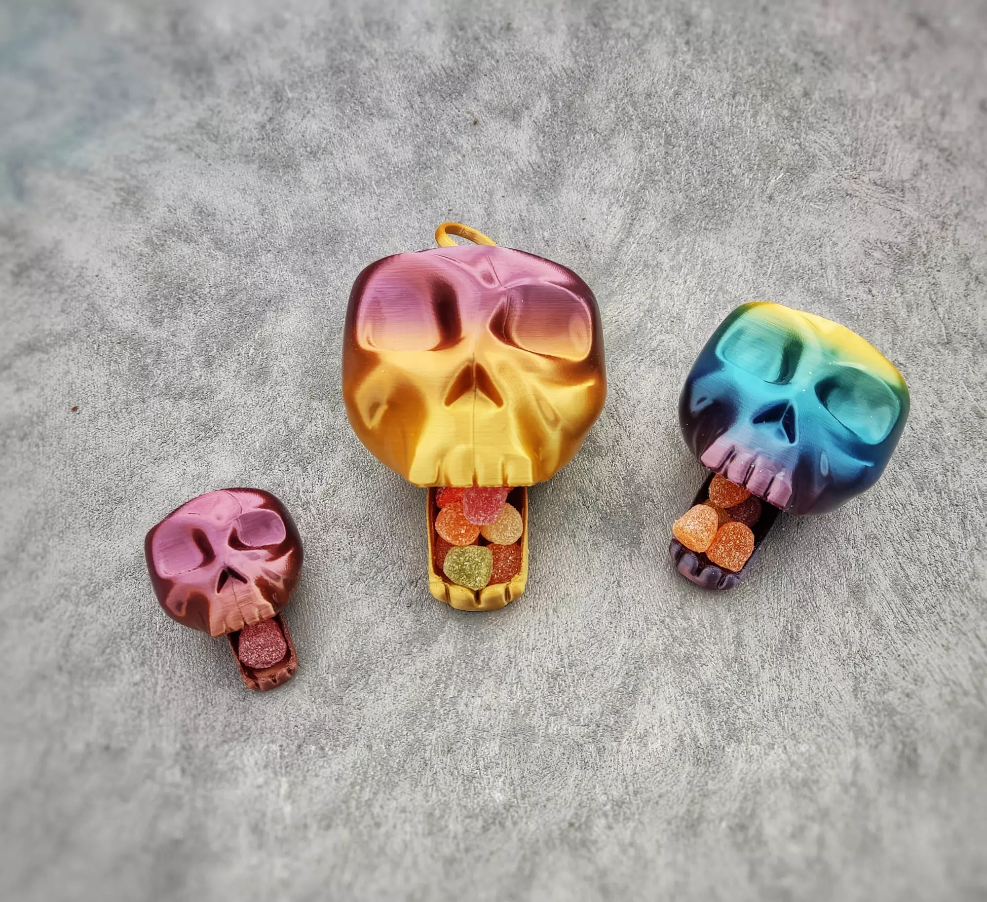 Articulated skull box 3D print model