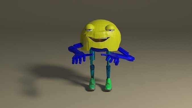 Nice friendly upbeat Bot 3D model