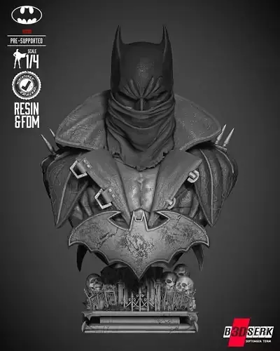 B3DSERK Batman Dark Nights Bust Portrait
