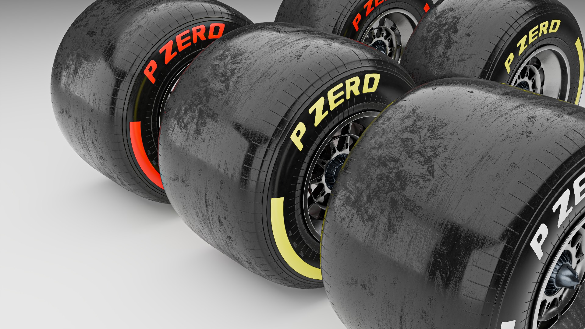 F1 Tire 3D Model 3D model_4