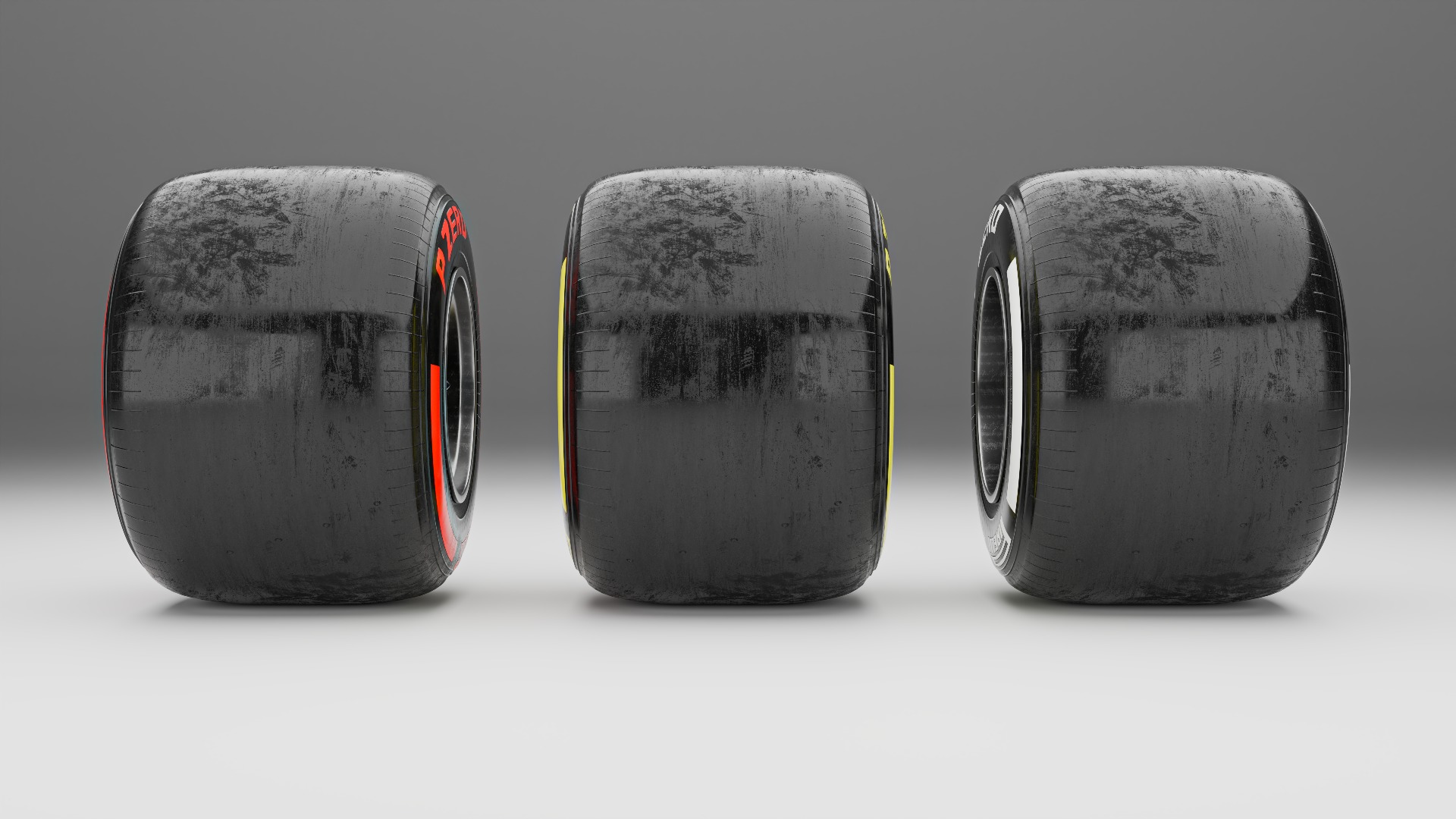 F1 Tire 3D Model 3D model_2