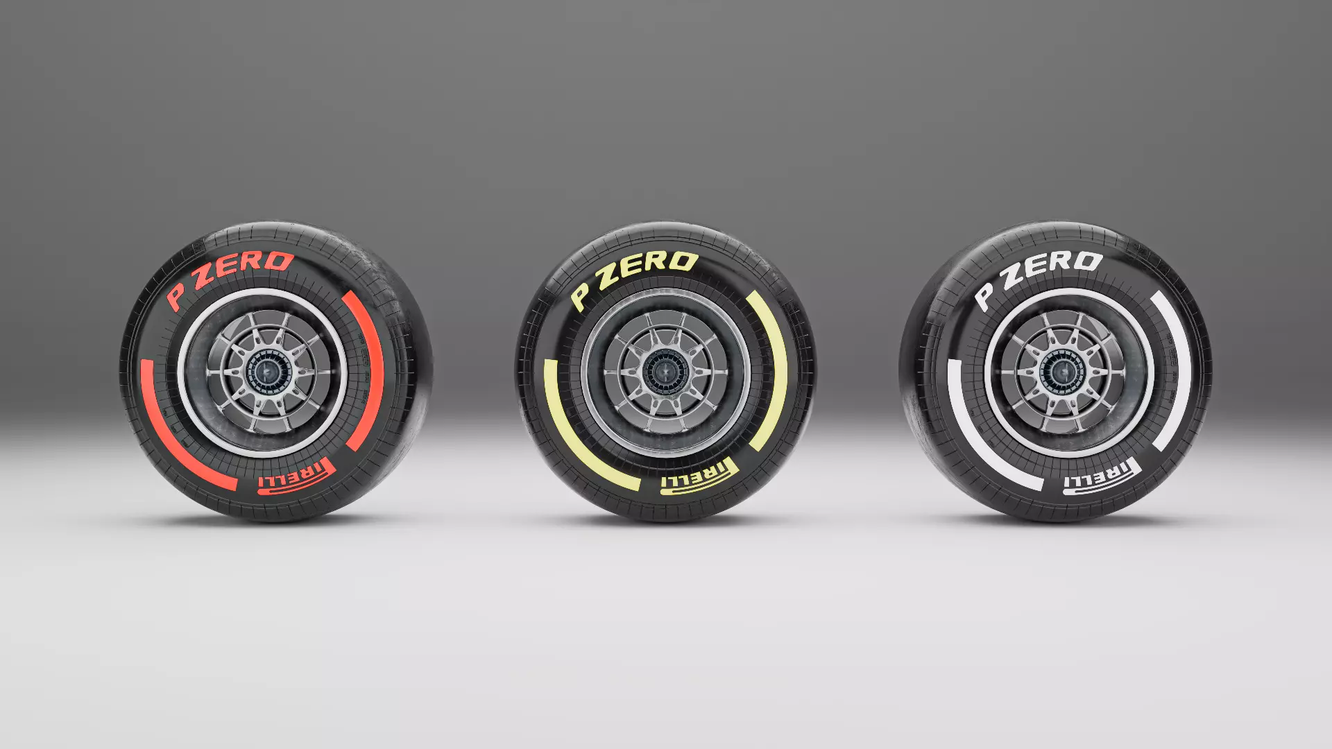 F1 Tire 3D Model 3D model_0