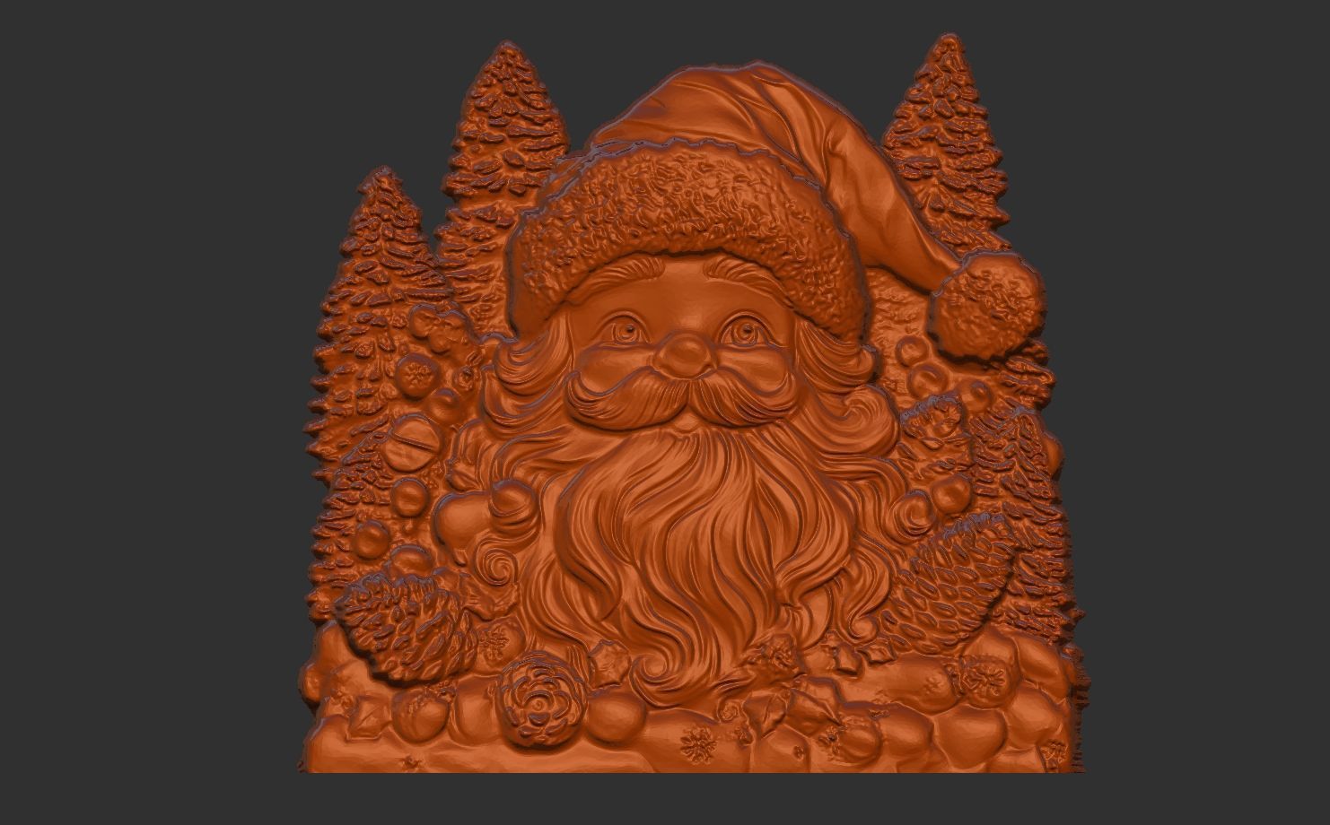 sanda decor cnc model 3D print model_4