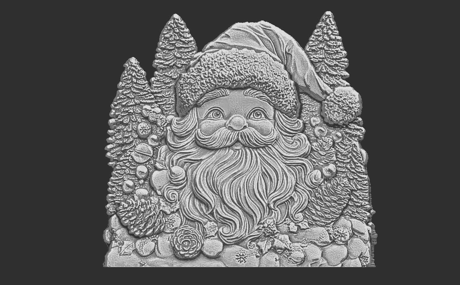 sanda decor cnc model 3D print model_18