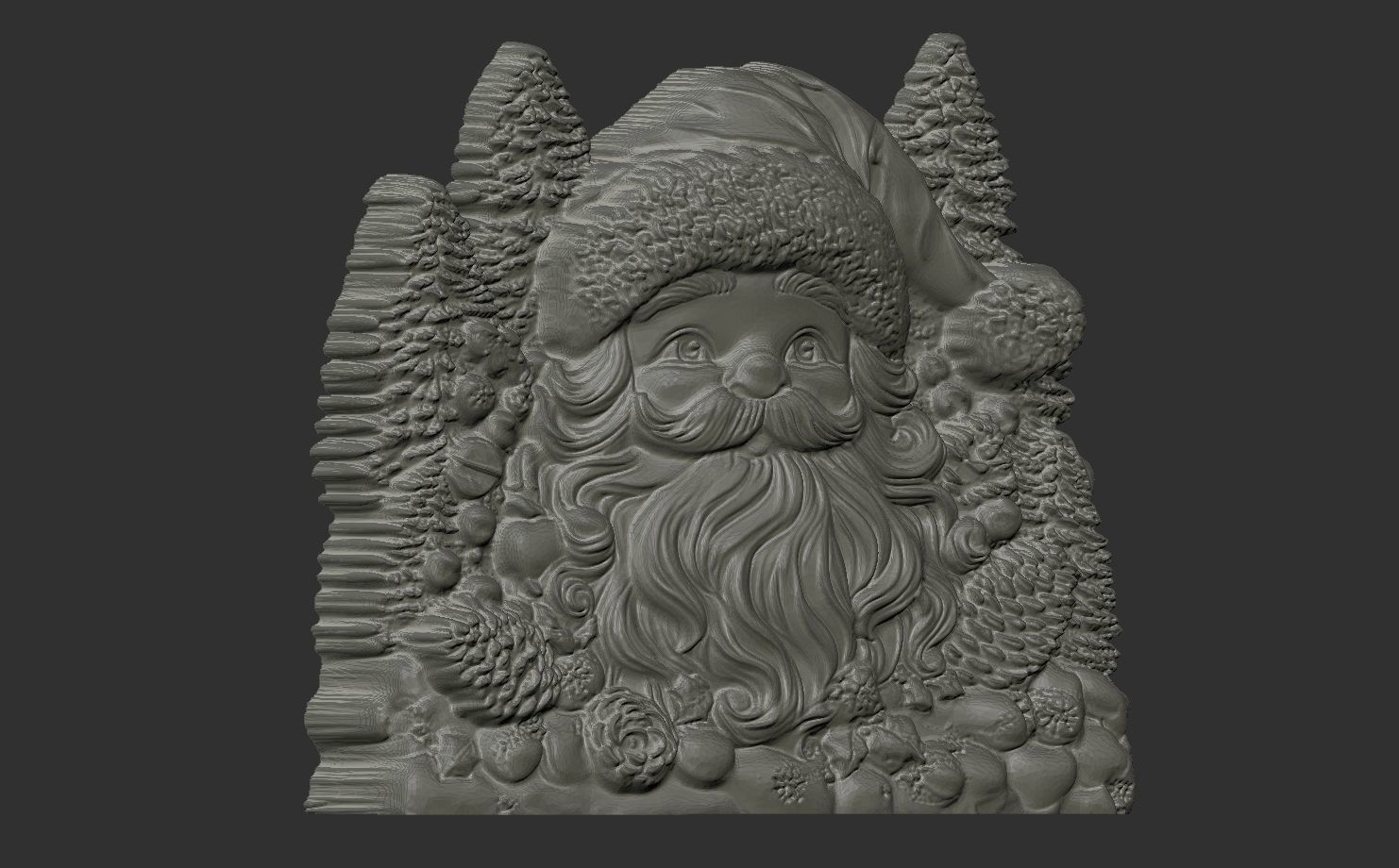 sanda decor cnc model 3D print model_13