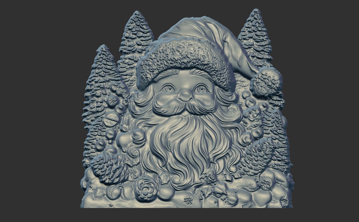 sanda decor cnc model 3D print model_3