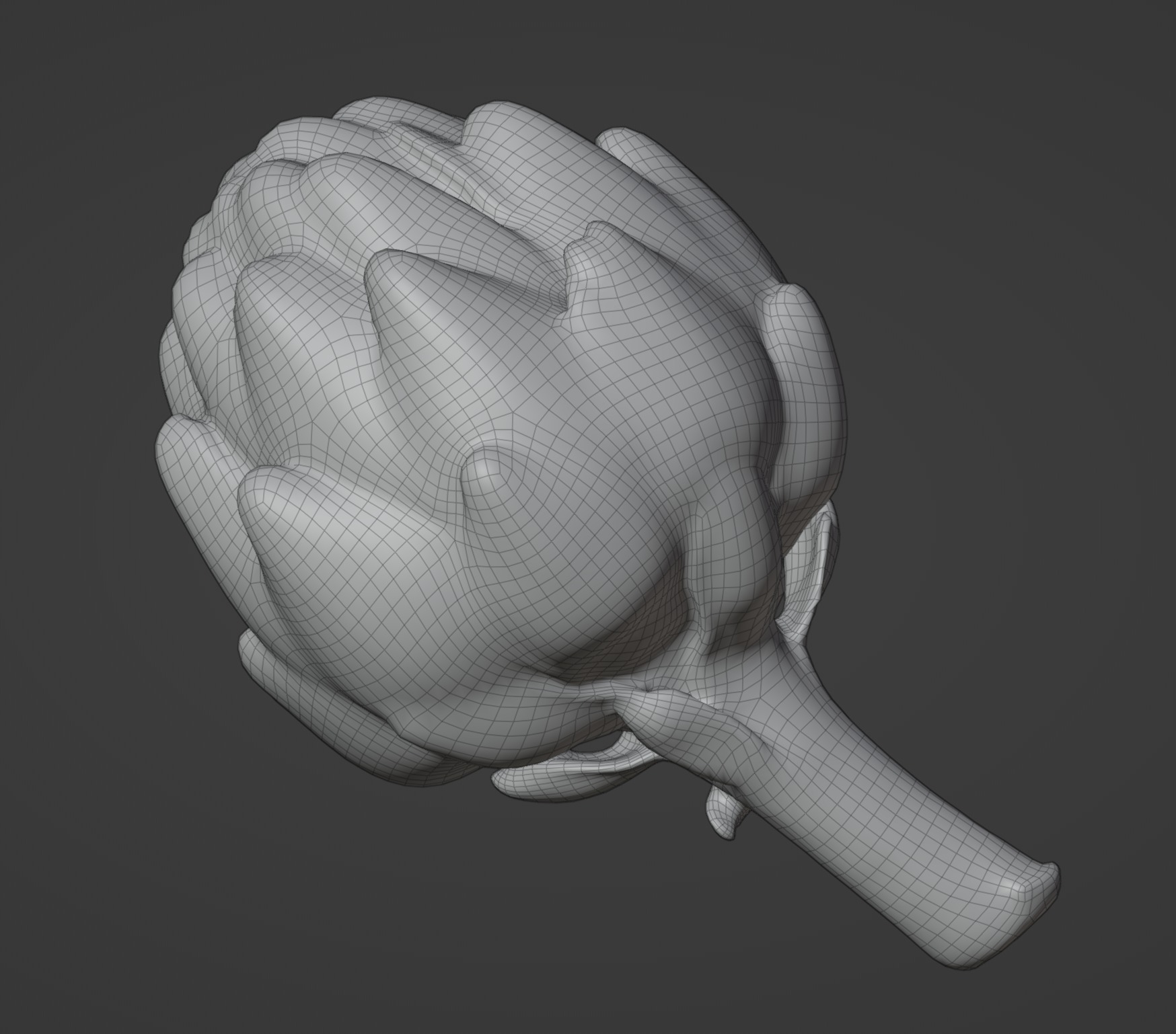 Artichoke Set 02 Low-poly 3D model_10