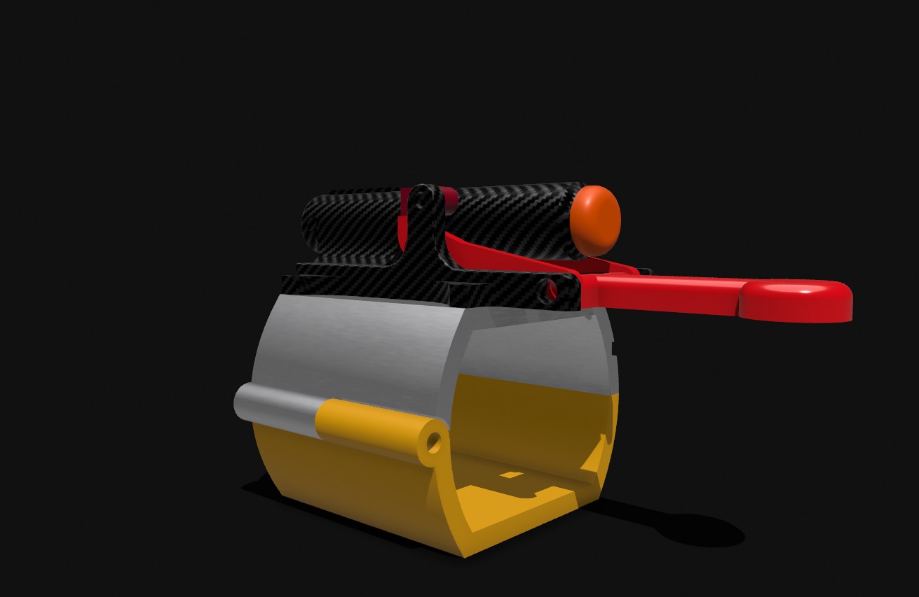 Spiderman Spring Web Shooter 3D print model_3