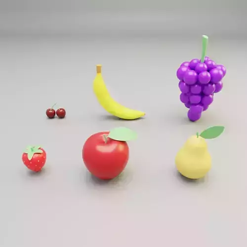 Cartoon fruit