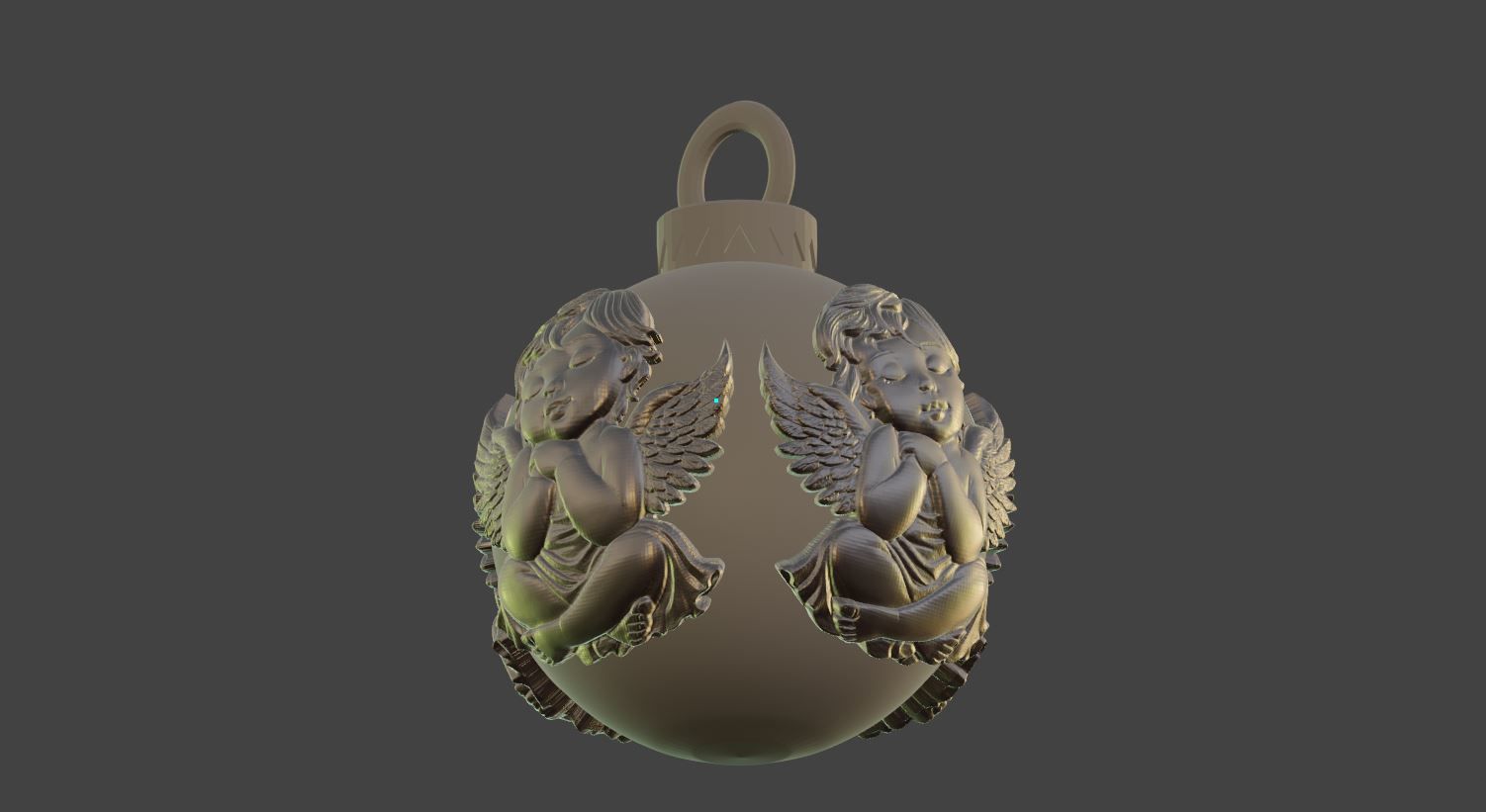 Christmas ball 3D print model_21