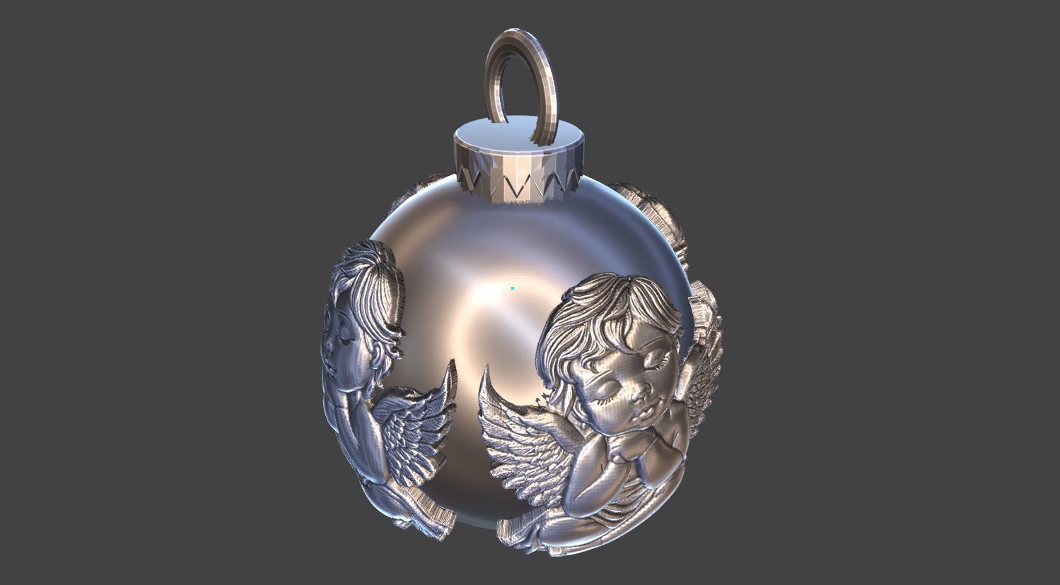 Christmas ball 3D print model_23