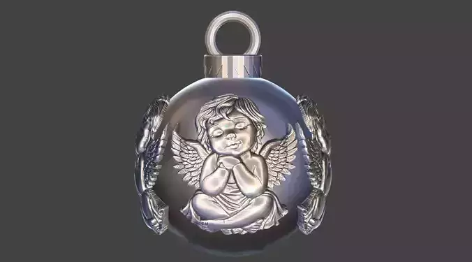 Christmas ball 3D print model