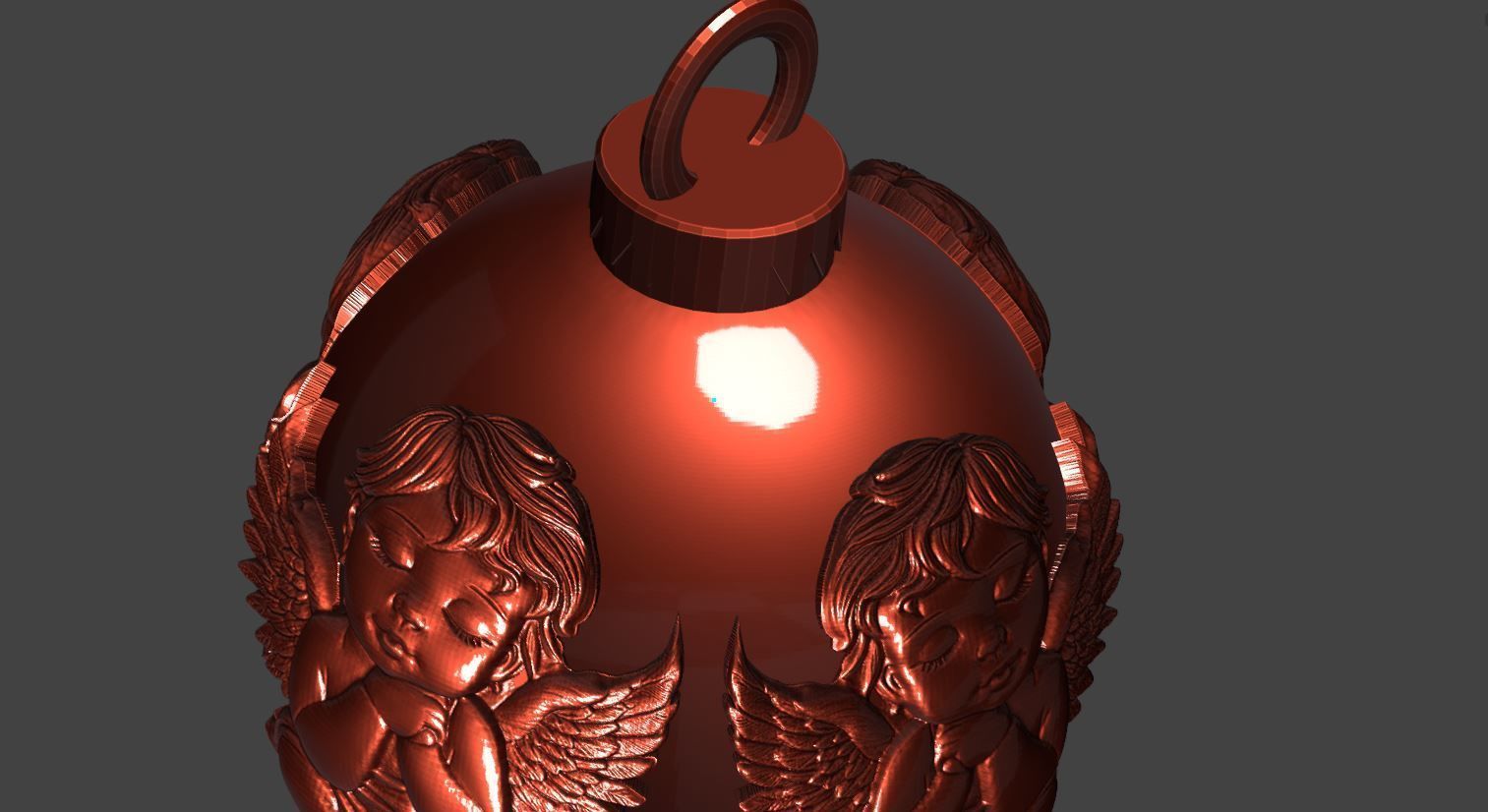 Christmas ball 3D print model_3