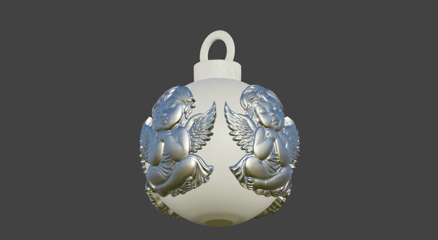 Christmas ball 3D print model_12