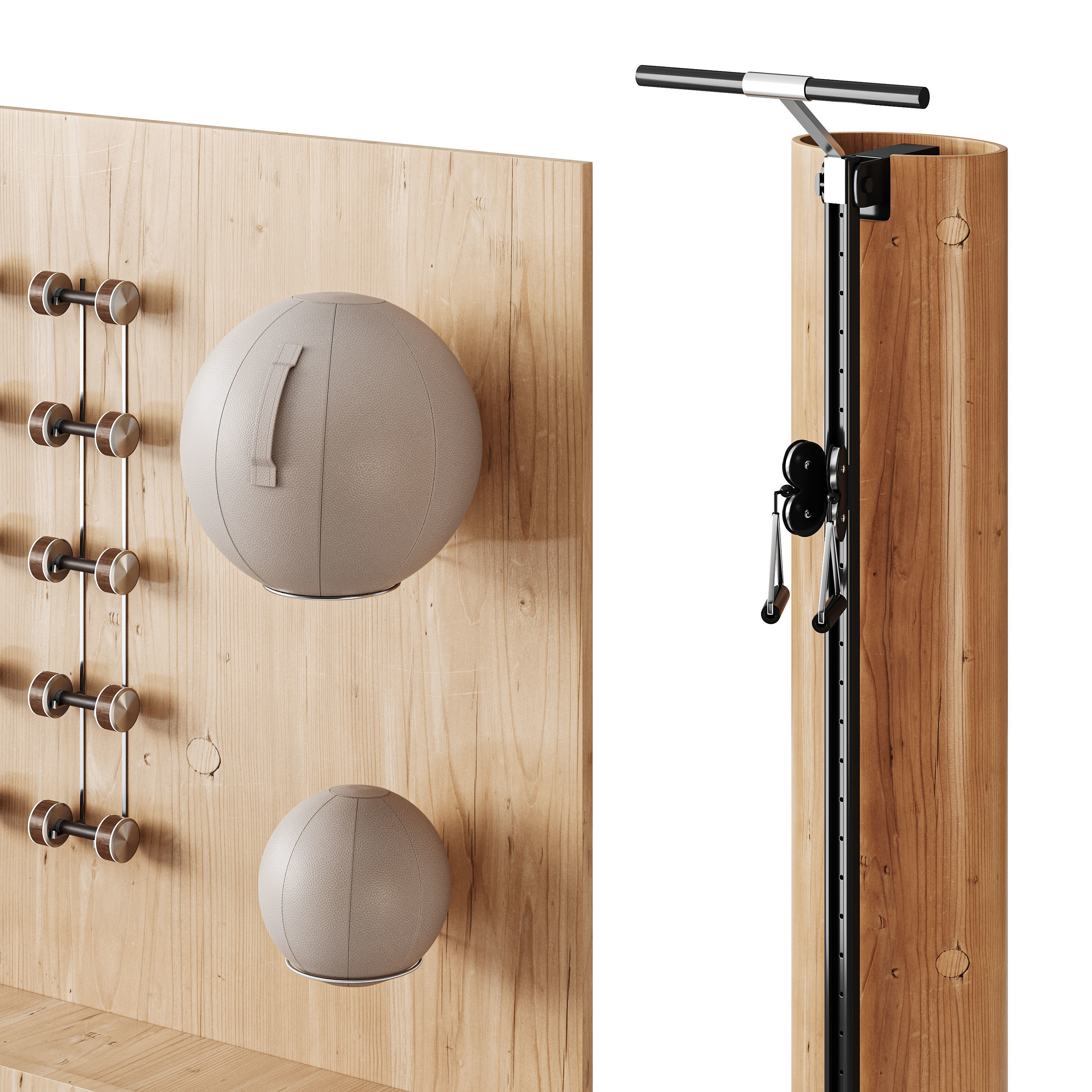 Gym equipment 01 3D model_7