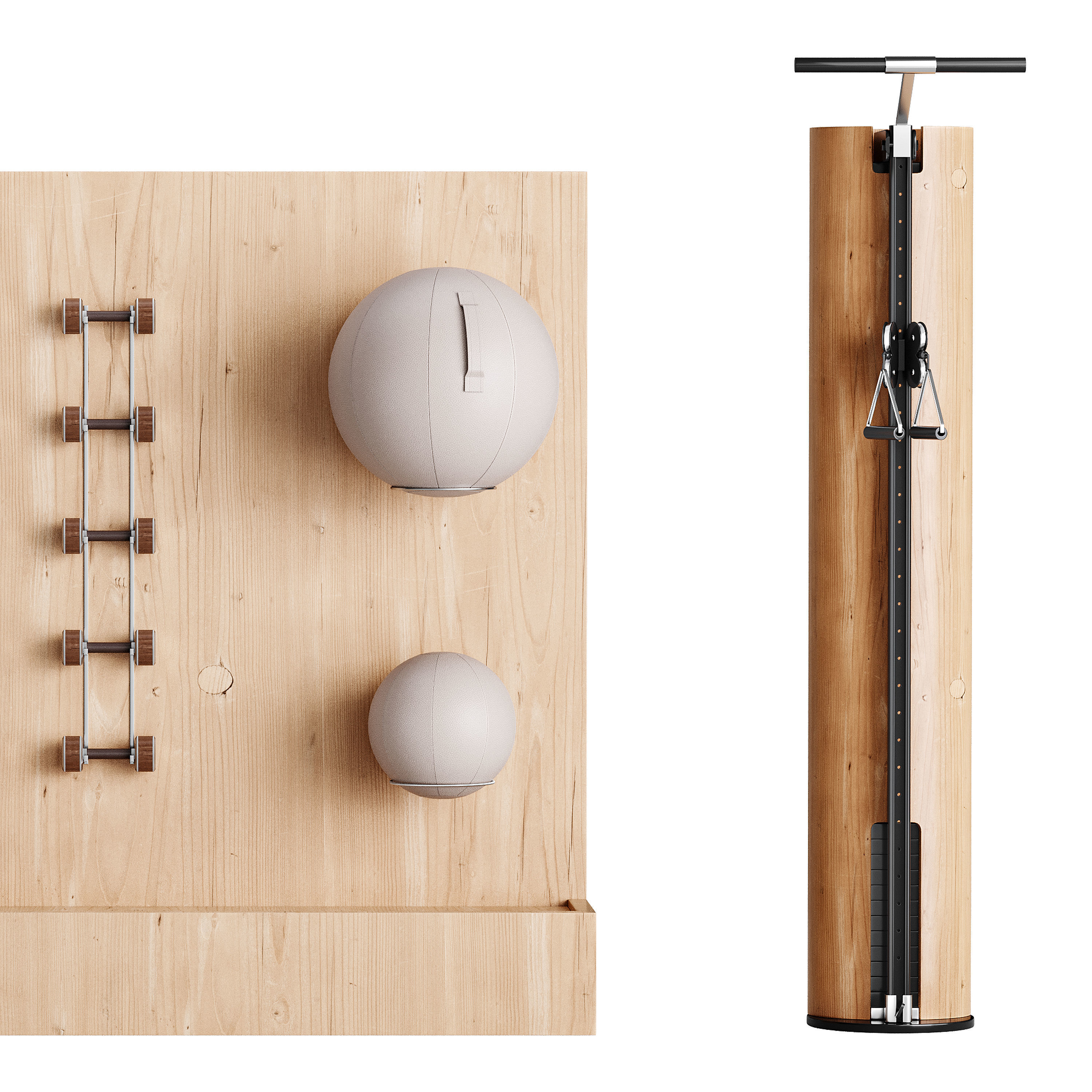 Gym equipment 01 3D model_4