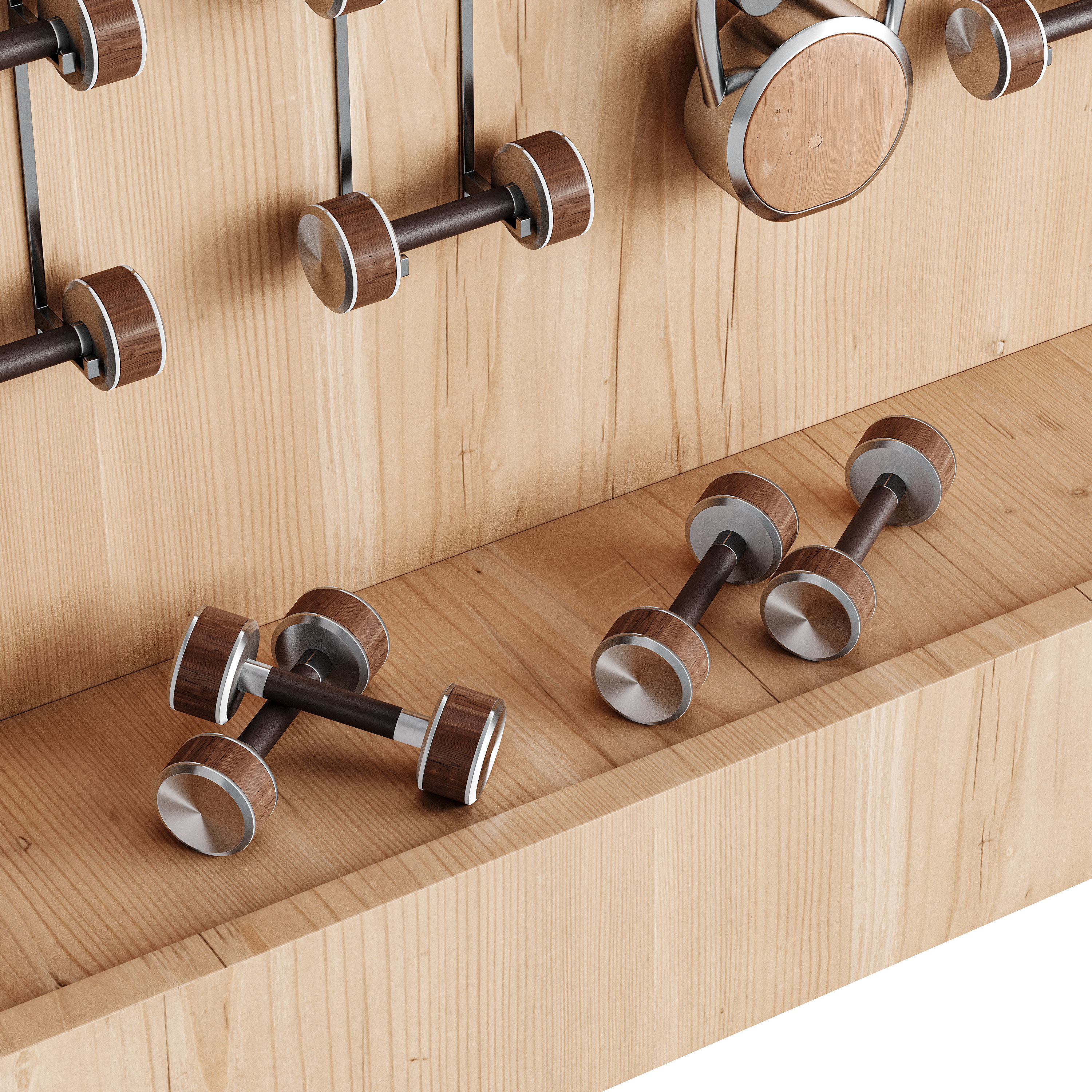 Gym equipment 01 3D model_10