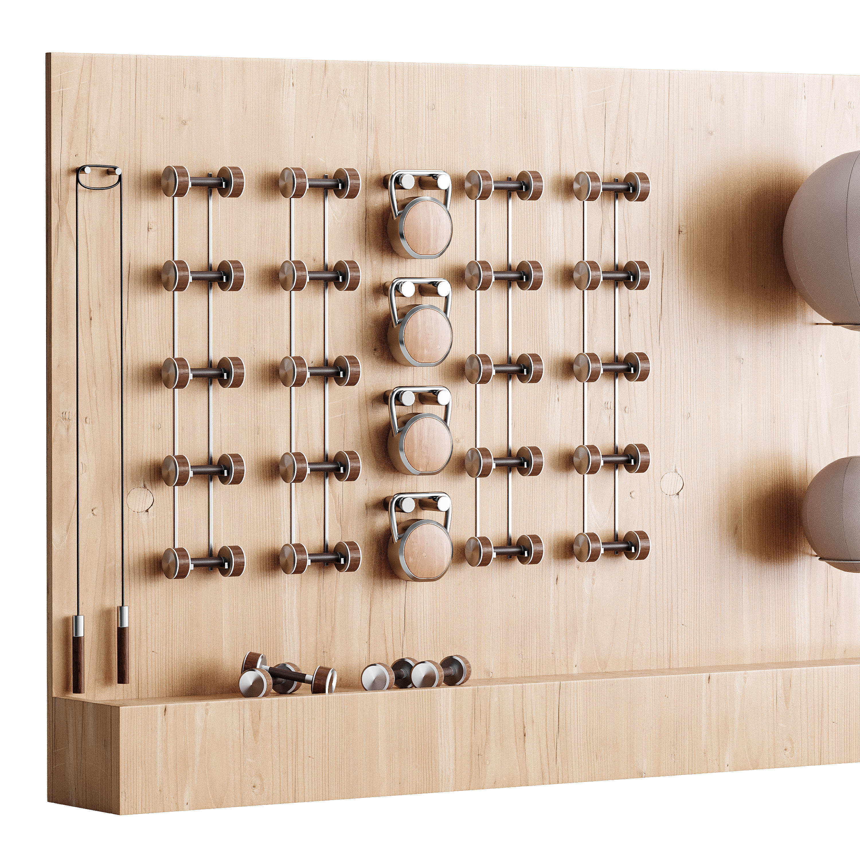 Gym equipment 01 3D model_11