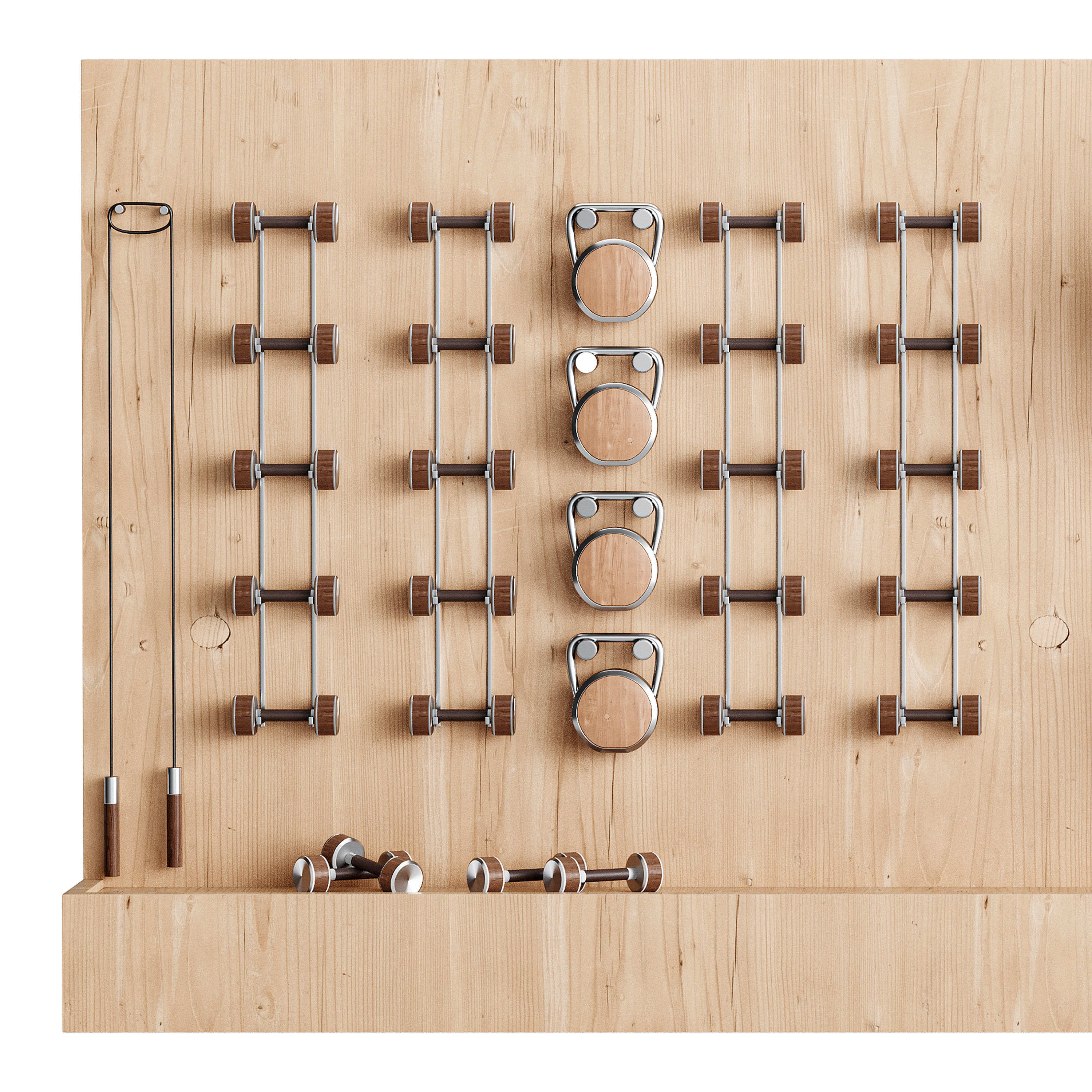 Gym equipment 01 3D model_12