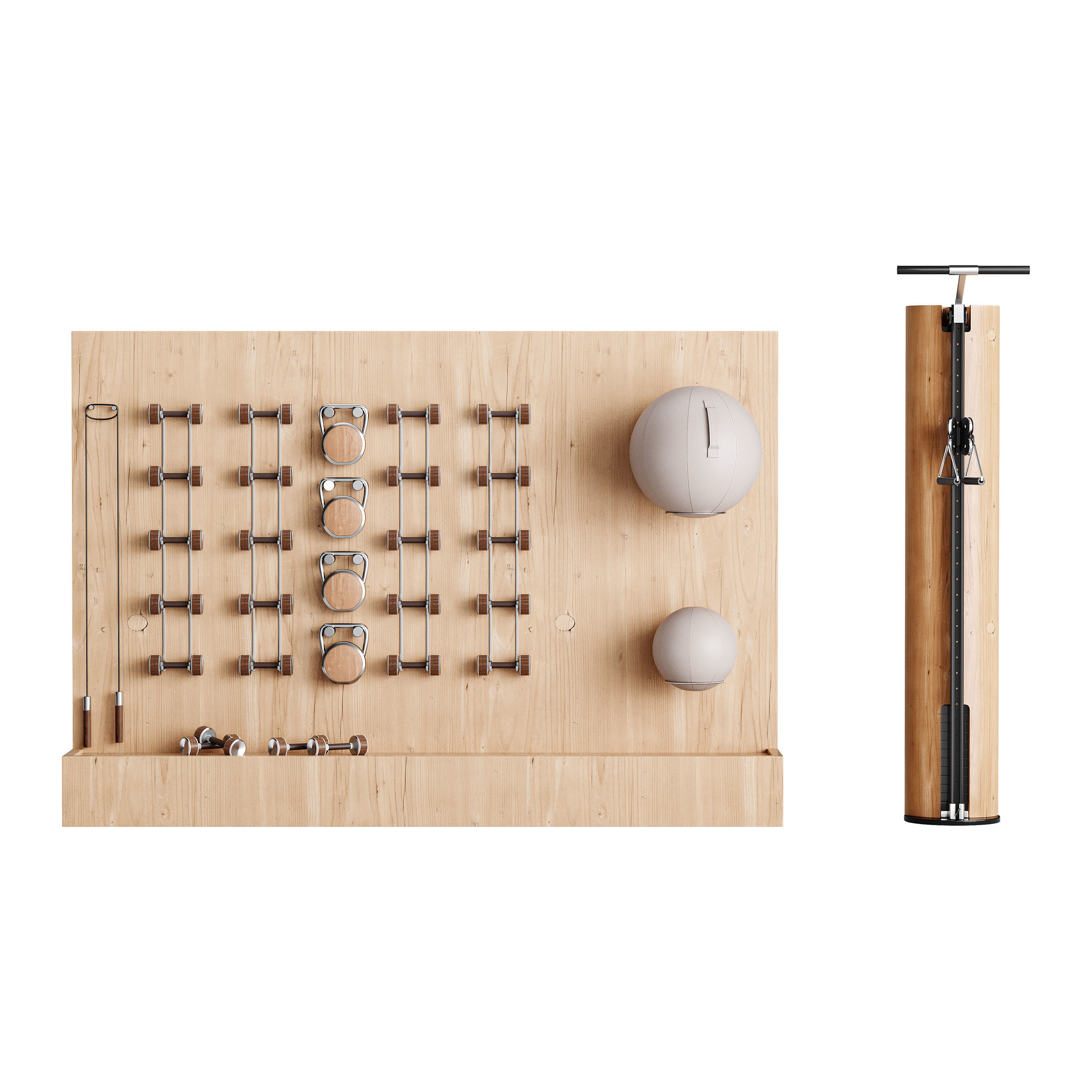 Gym equipment 01 3D model_1