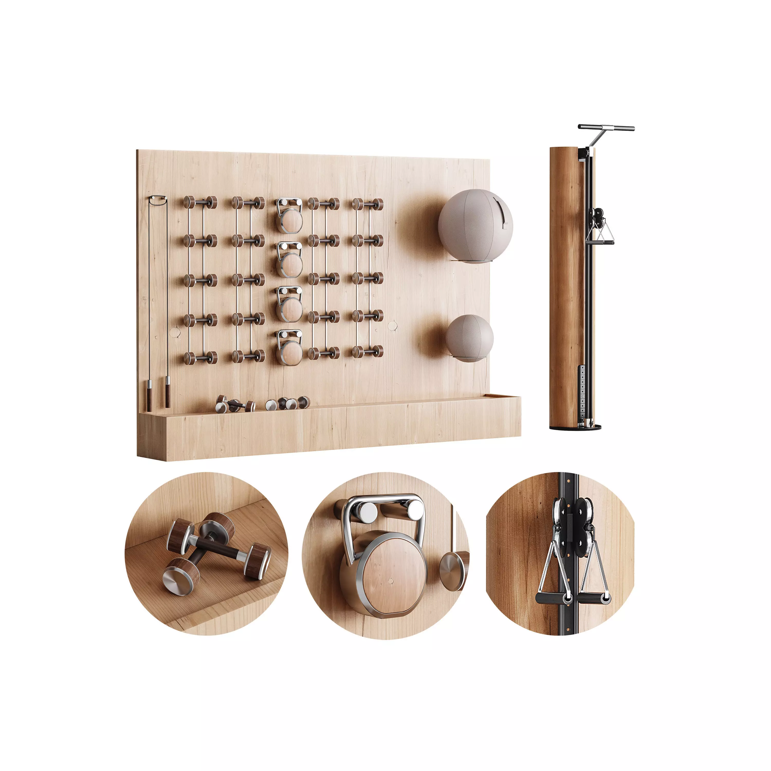 Gym equipment 01 3D model_0