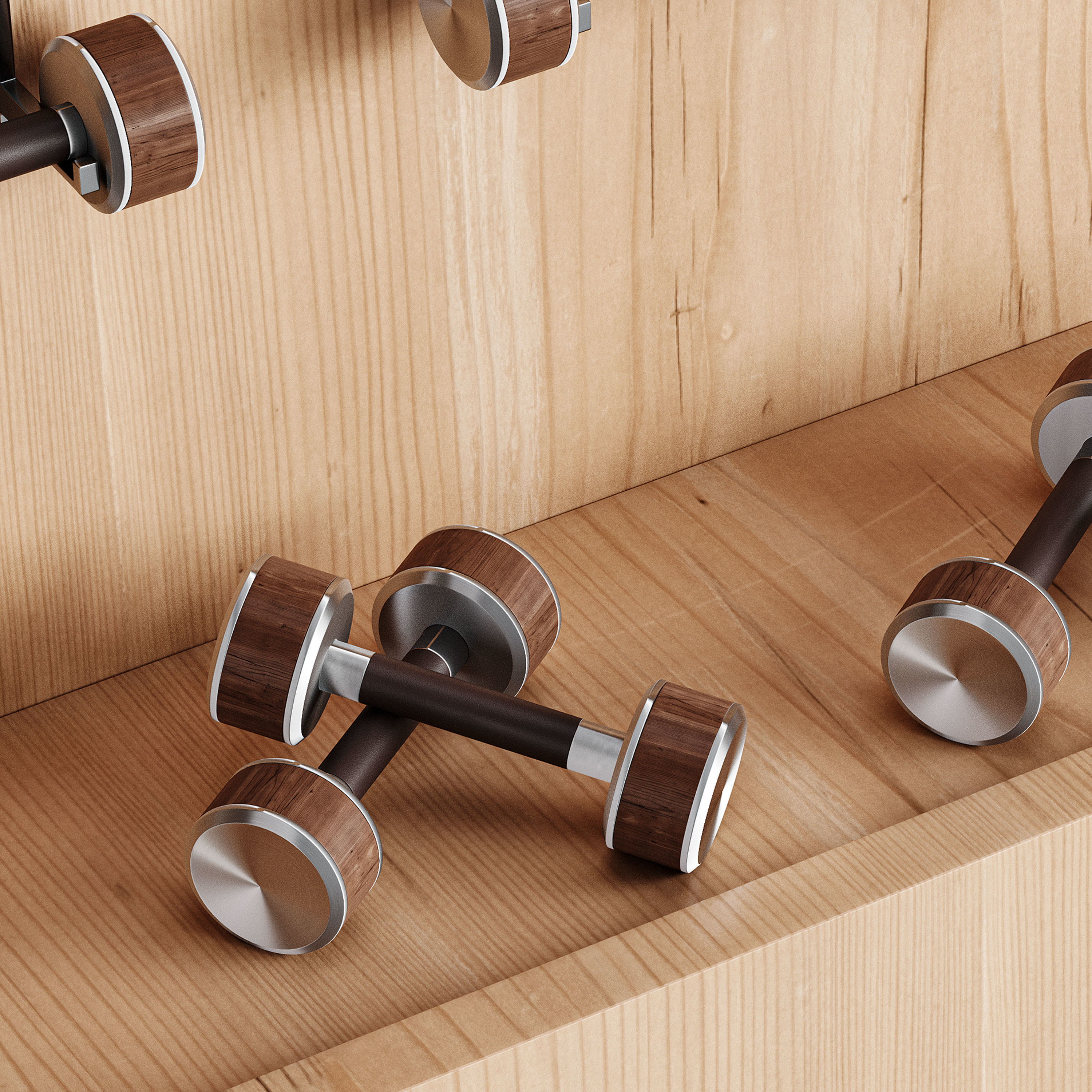 Gym equipment 01 3D model_8