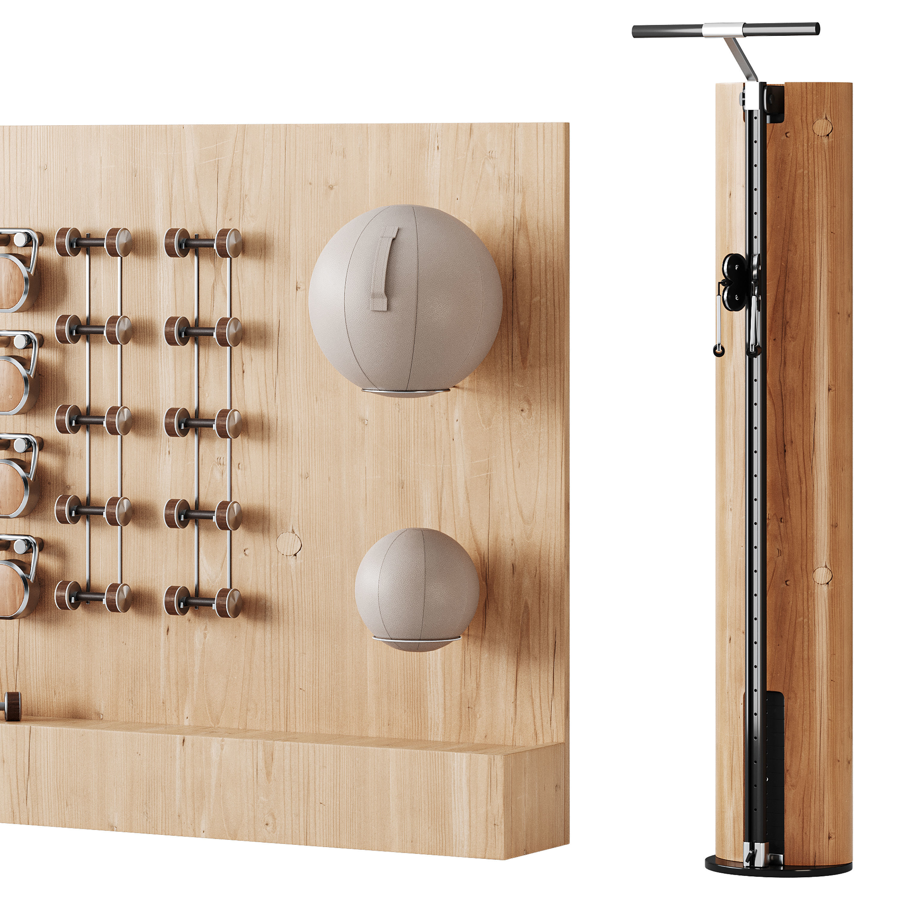 Gym equipment 01 3D model_5