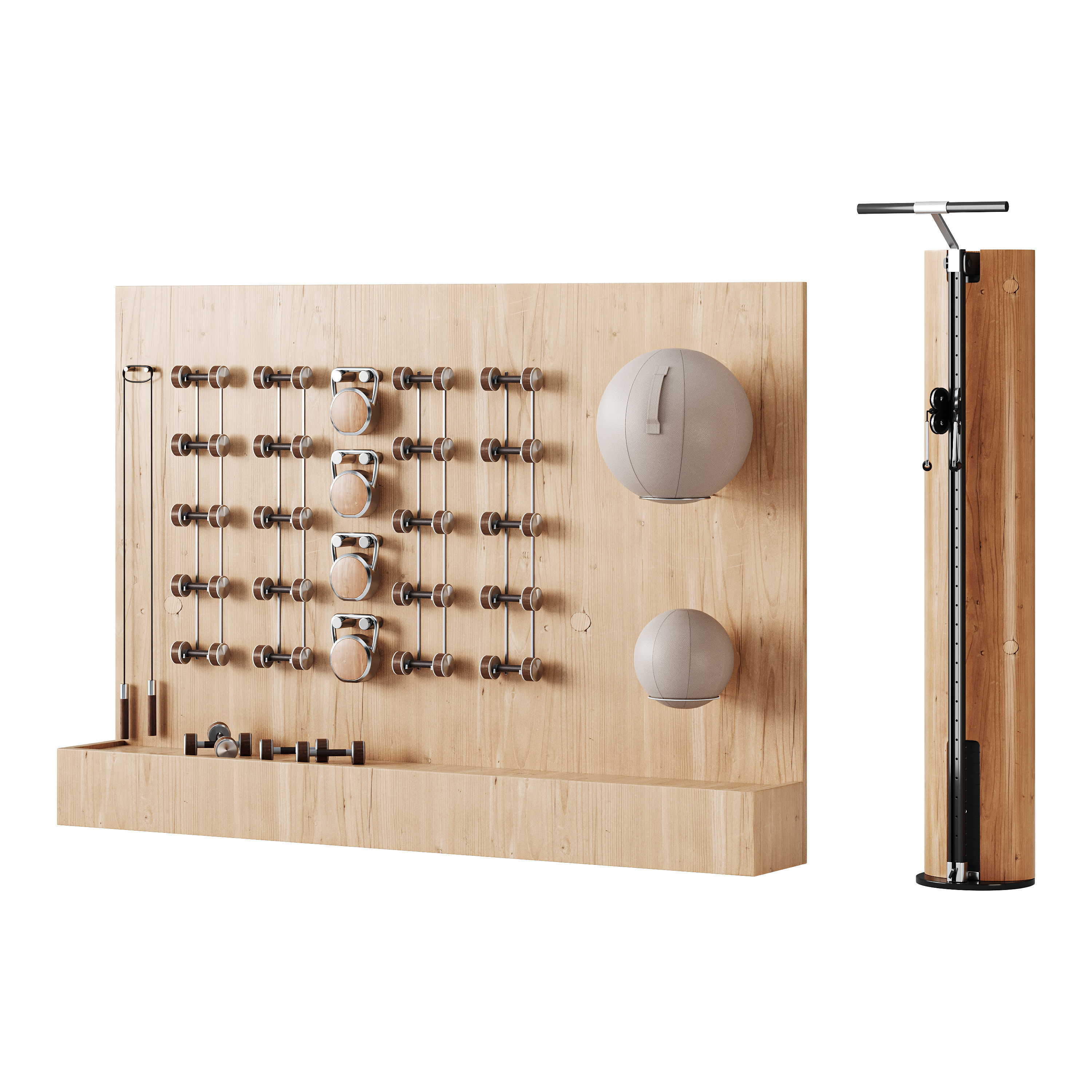 Gym equipment 01 3D model_2