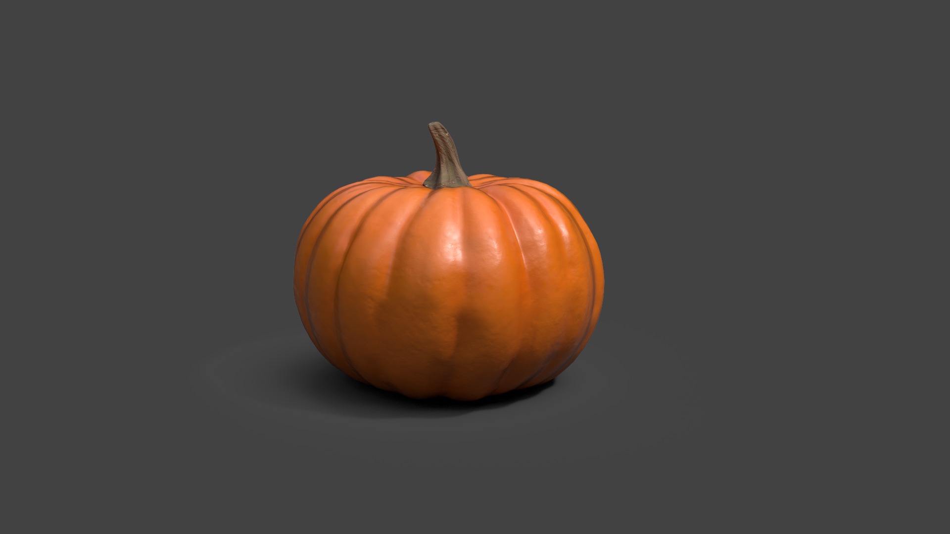 3D Pumpkin 5 Pack with 35 Texture and Shape Combinations Low-poly 3D model_7