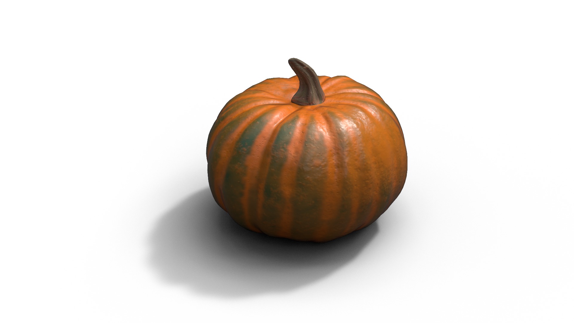 3D Pumpkin 5 Pack with 35 Texture and Shape Combinations Low-poly 3D model_19
