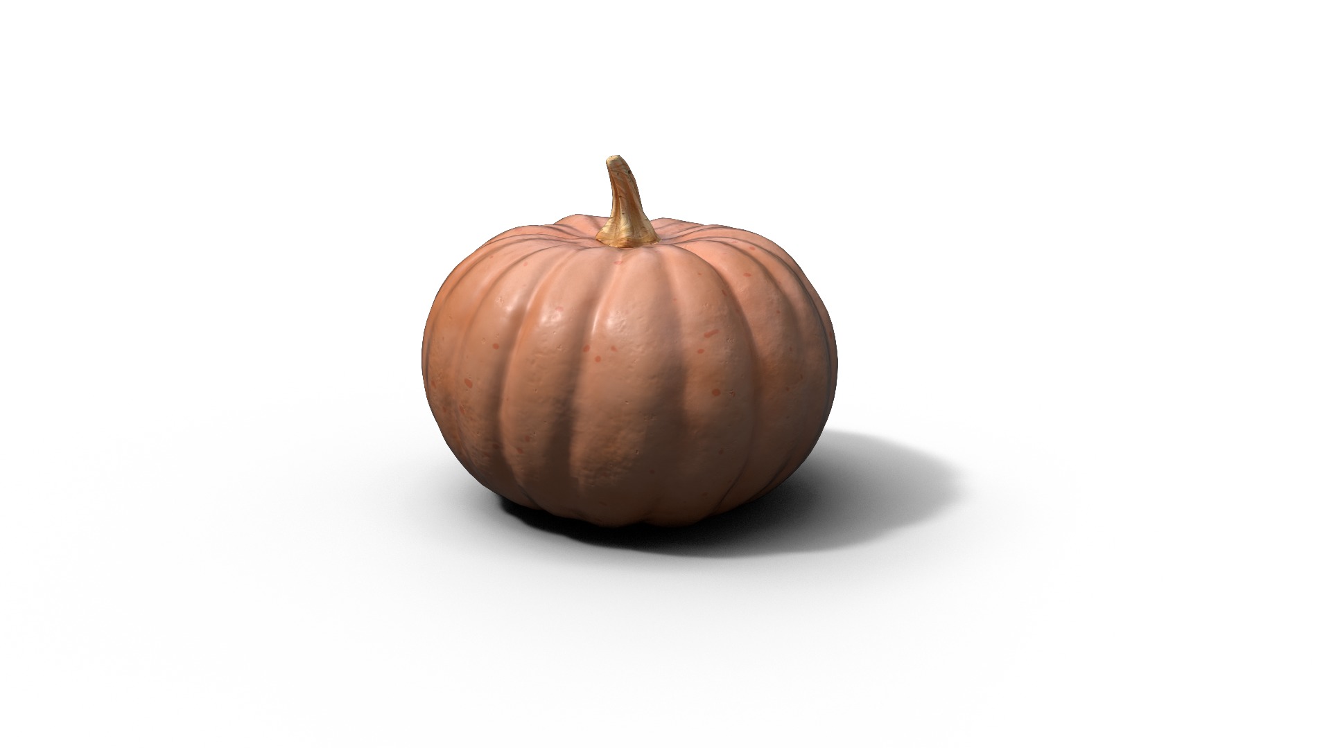 3D Pumpkin 5 Pack with 35 Texture and Shape Combinations Low-poly 3D model_16