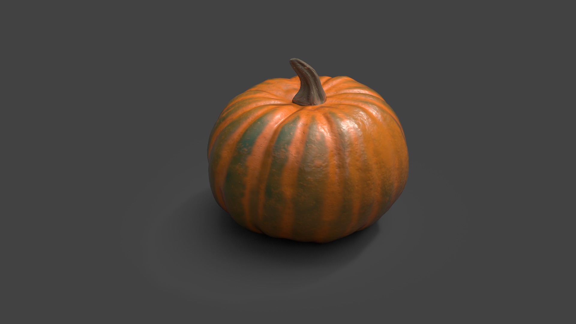 3D Pumpkin 5 Pack with 35 Texture and Shape Combinations Low-poly 3D model_9