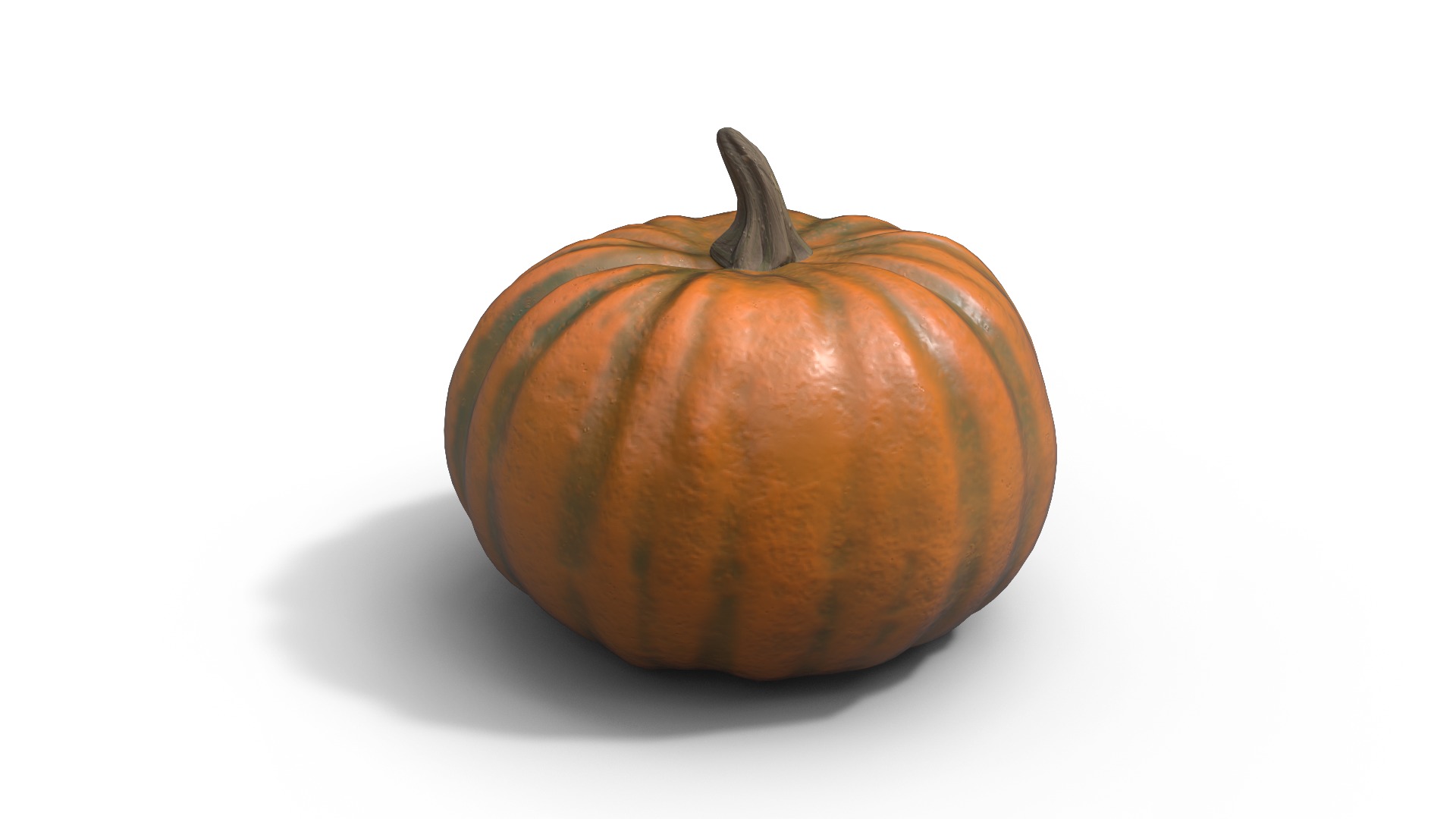 3D Pumpkin 5 Pack with 35 Texture and Shape Combinations Low-poly 3D model_17