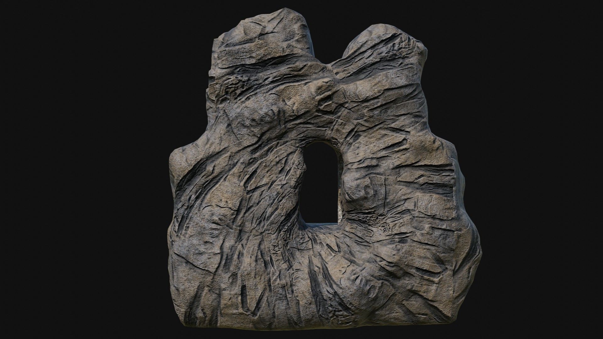 CAVE ENTRANCE GATE PORTAL DUNGEON ANCIENT TEMPLE COLLECTION Low-poly 3D model_26