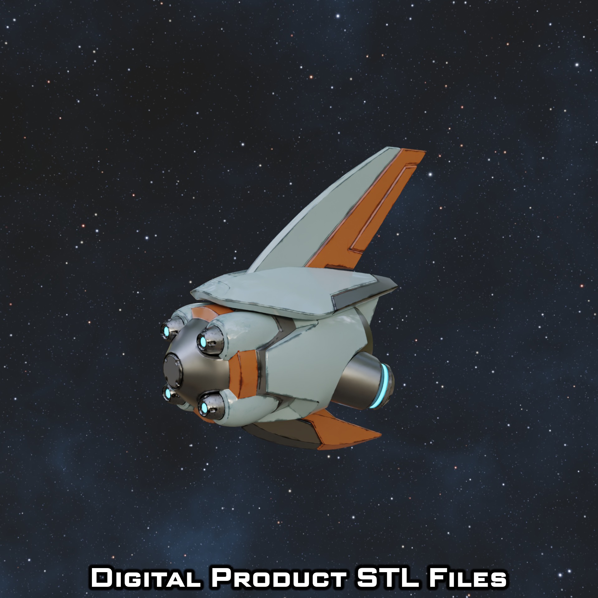 Si Fi Juno Drone Overwatch 2 3D print model_4