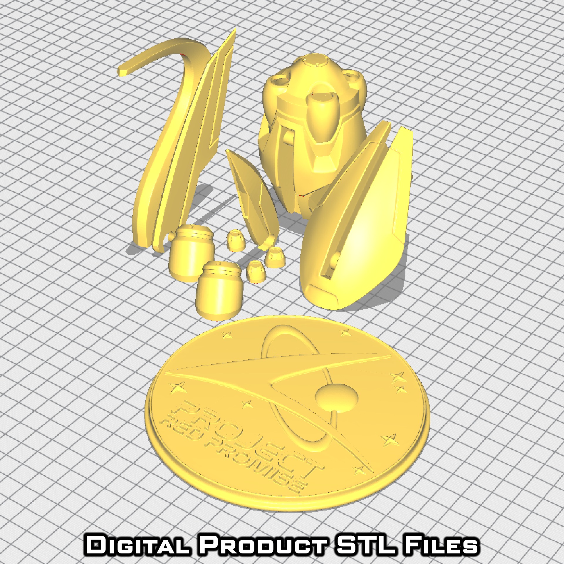 Si Fi Juno Drone Overwatch 2 3D print model_12