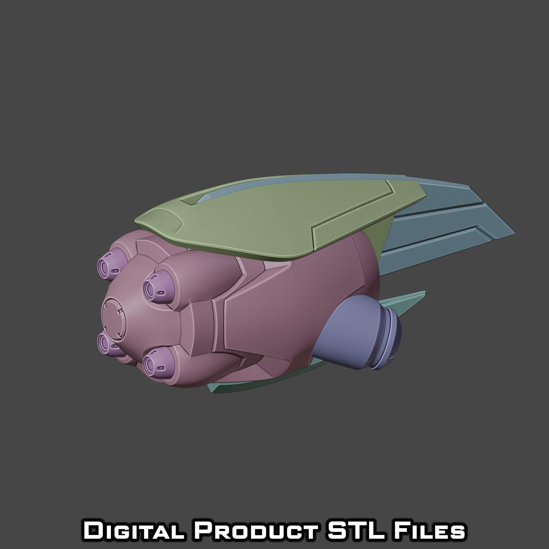 Si Fi Juno Drone Overwatch 2 3D print model_10