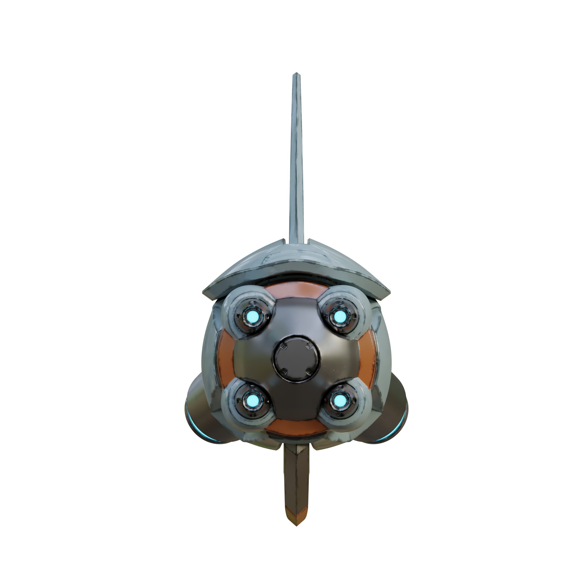 Si Fi Juno Drone Overwatch 2 3D print model_15