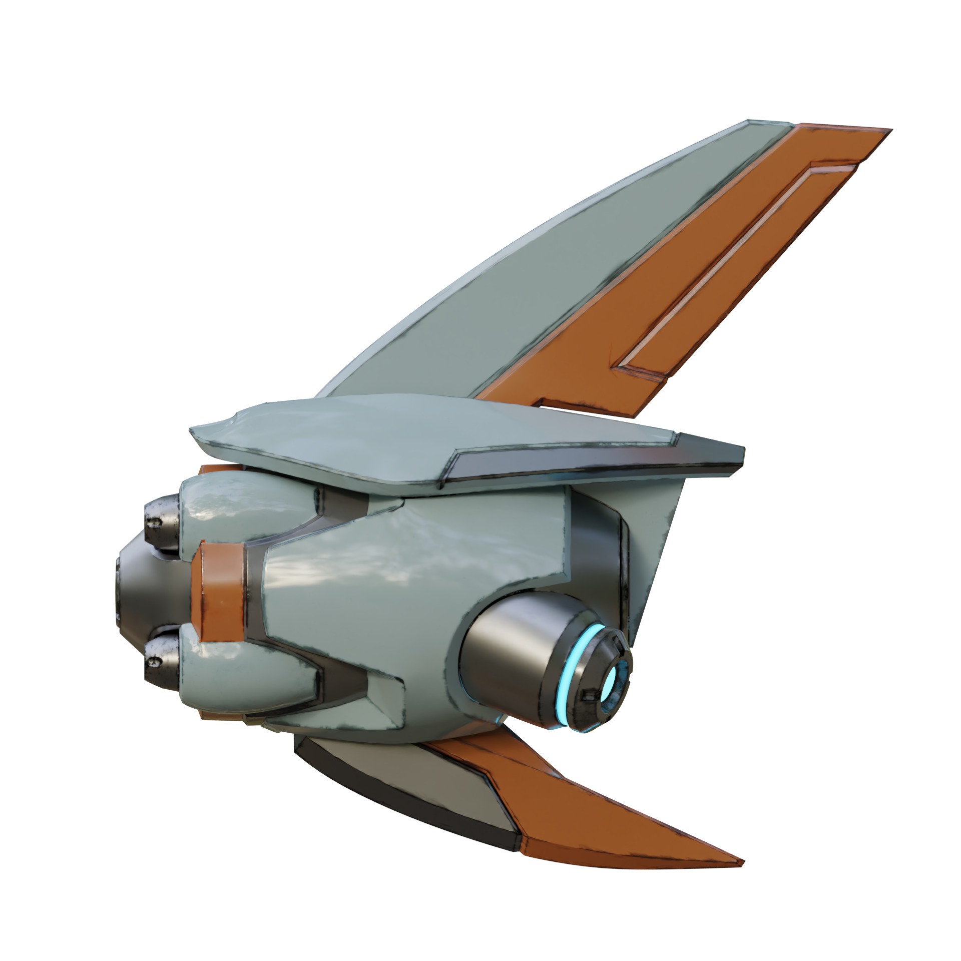 Si Fi Juno Drone Overwatch 2 3D print model_14