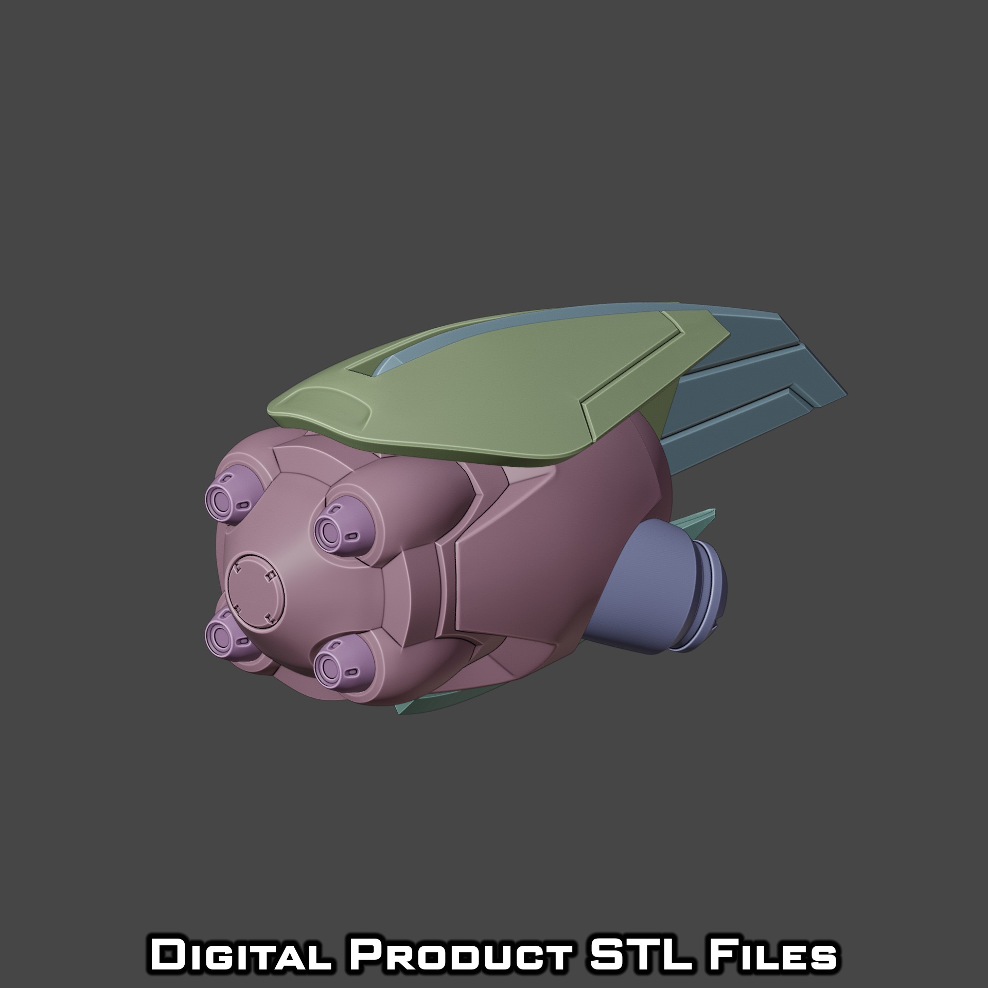 Si Fi Juno Drone Overwatch 2 3D print model_7