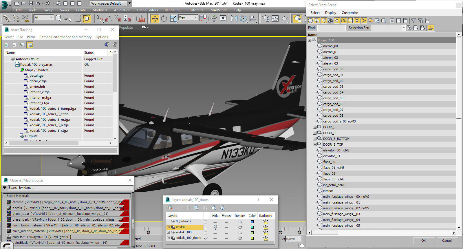 Kodiak 100 3D model_36