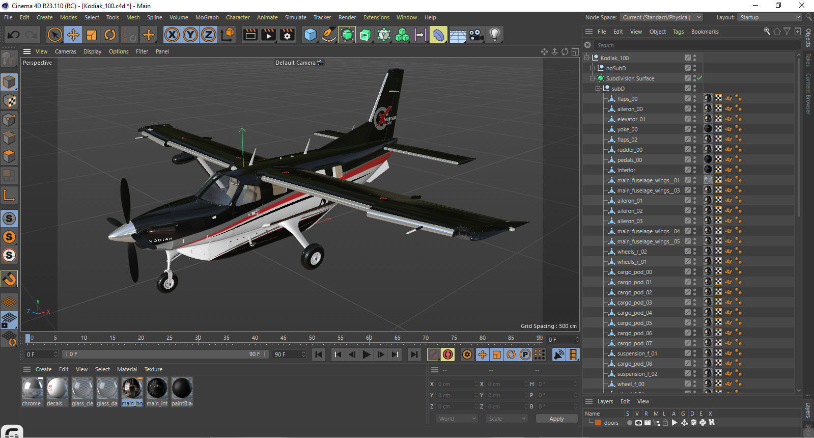 Kodiak 100 3D model_37