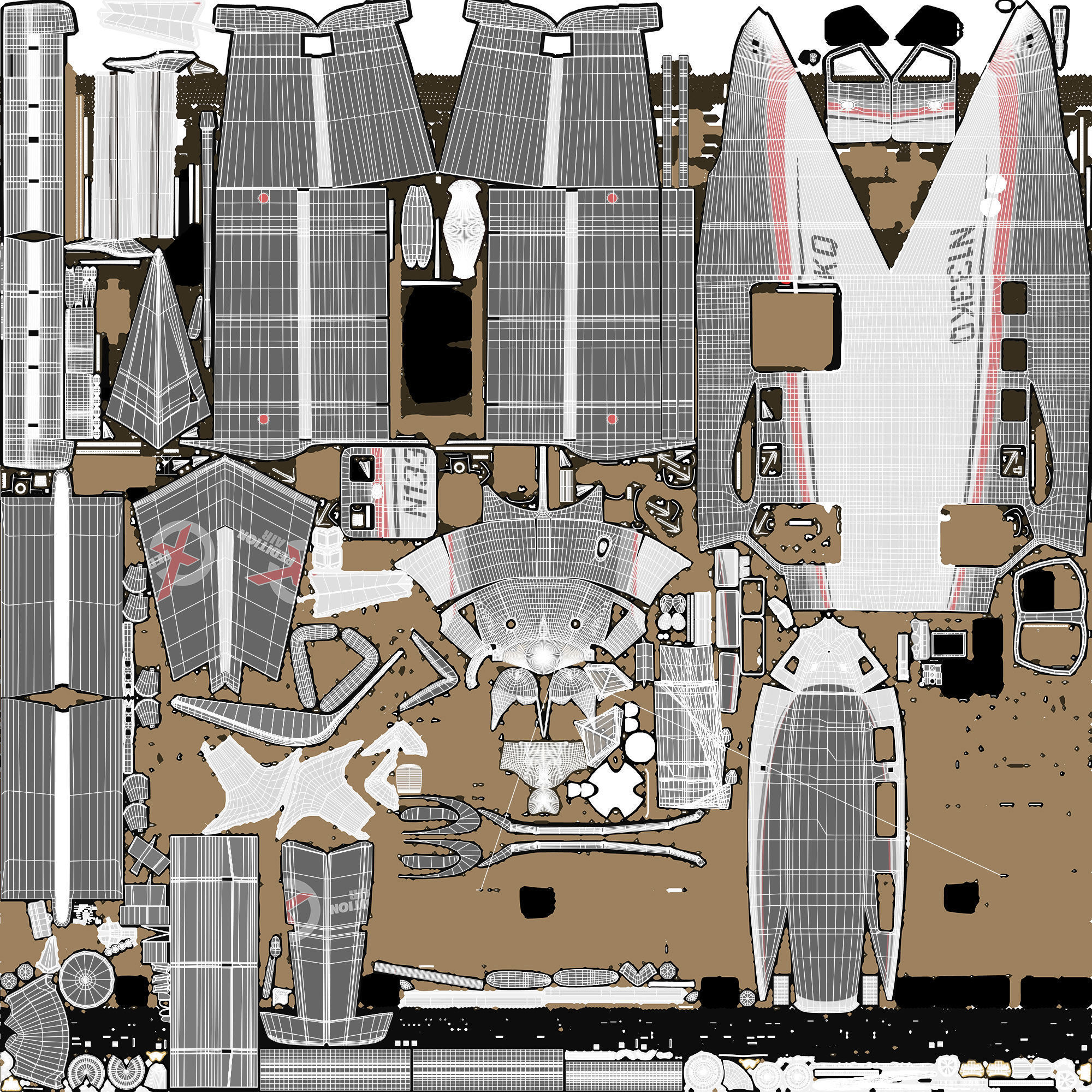 Kodiak 100 3D model_35