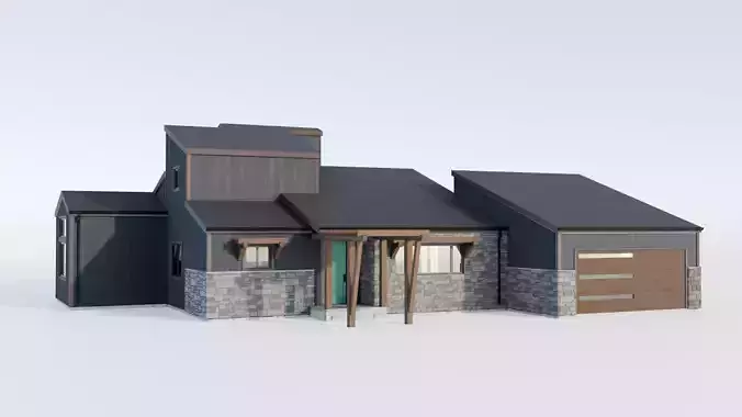 Modern Architectural Residential Home Exterior