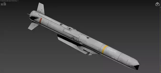 AGM-84K SLAM ER 3D model