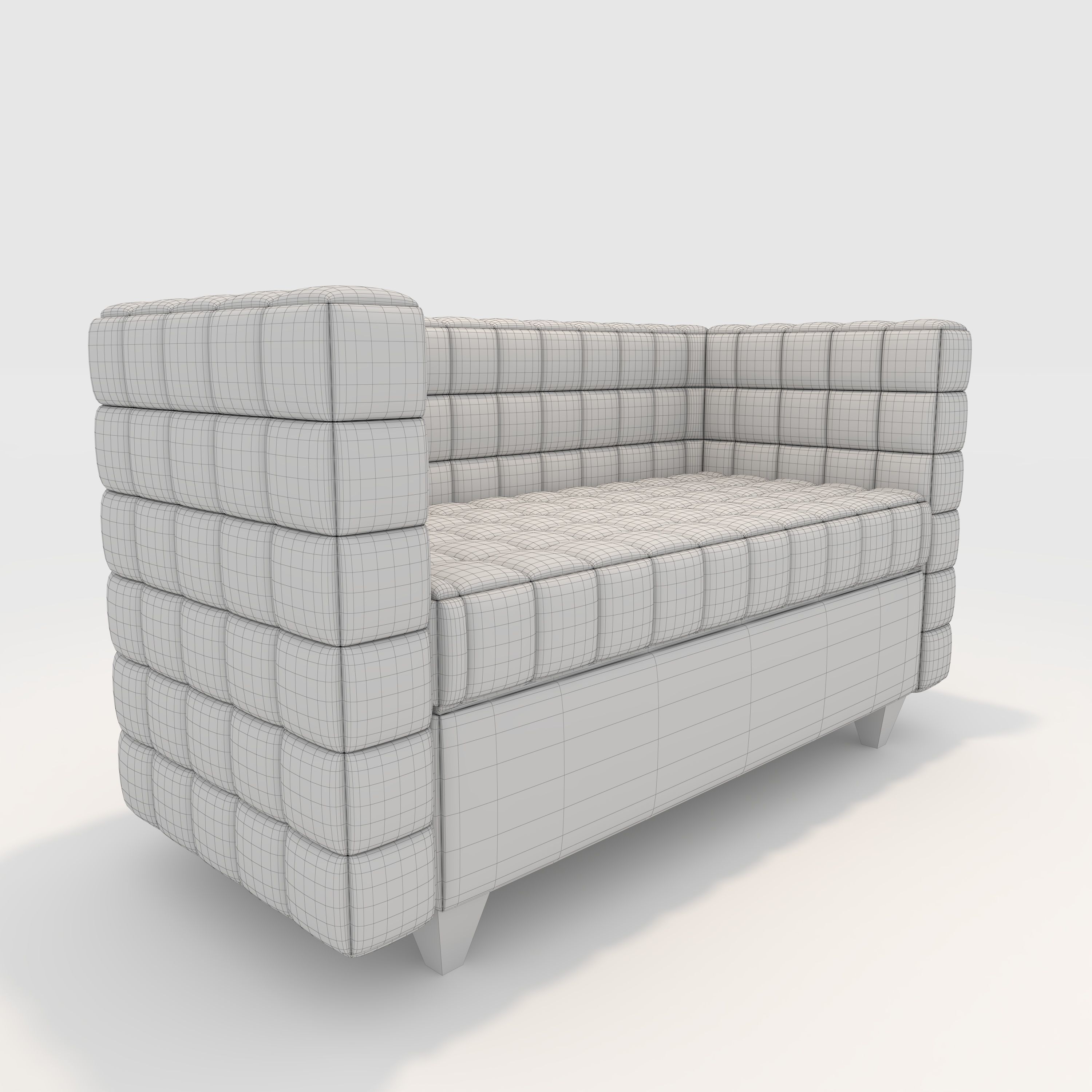 Sofa 2 Seater 9 3D model_7