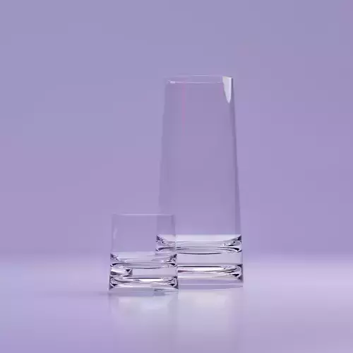 Glass and Decanter